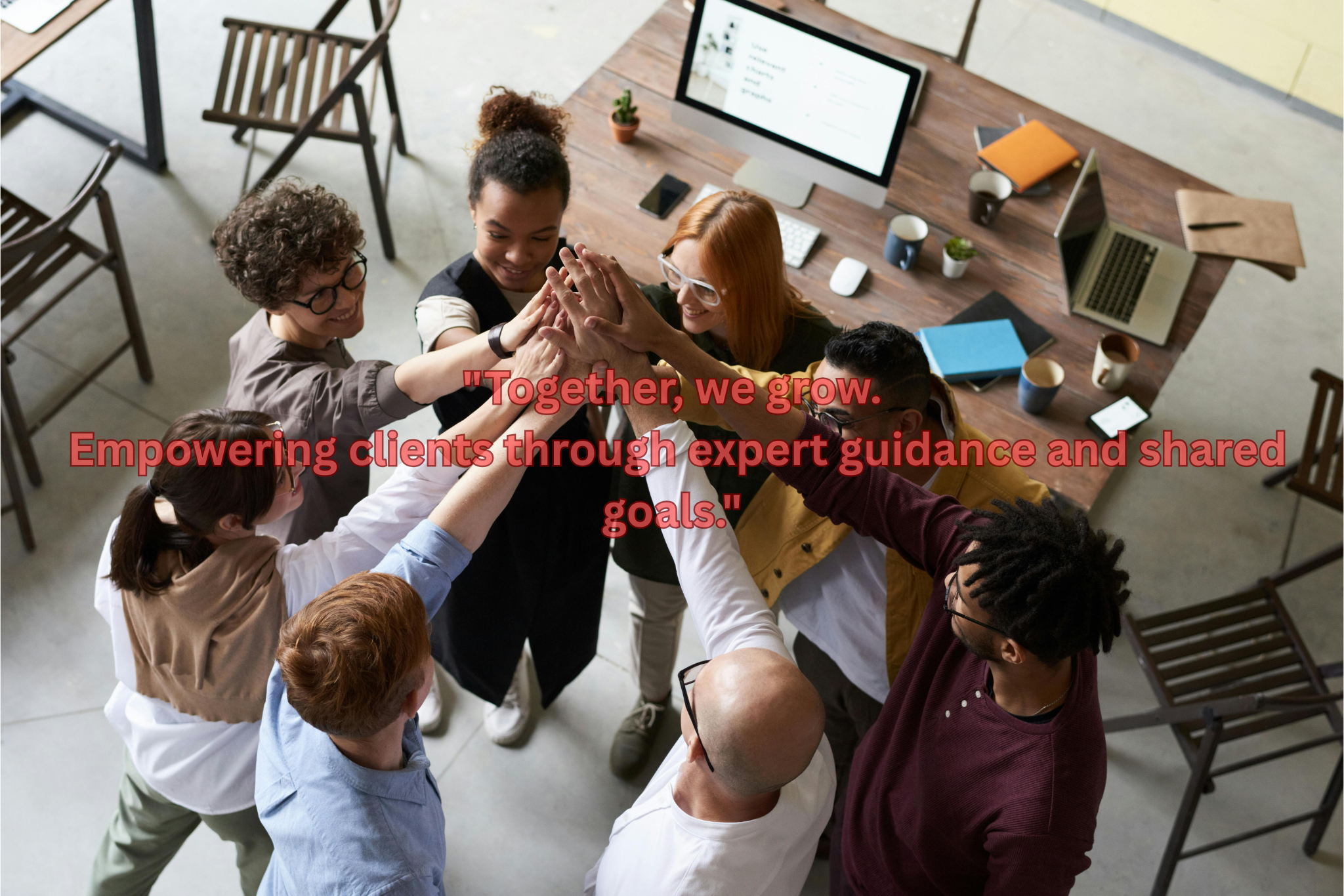 Together, we grow. Empowering clients through expert guidance and shared goals.